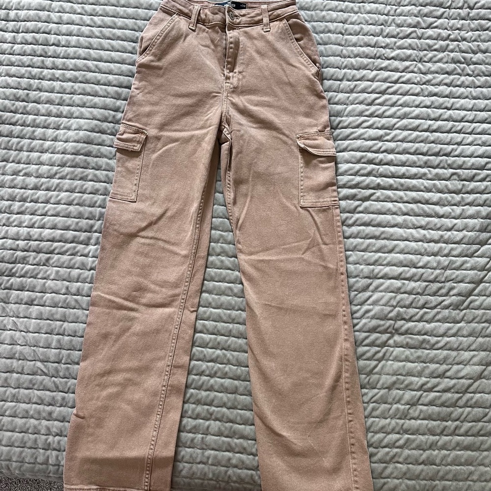 hollister cargo jeans size 00 length 24R